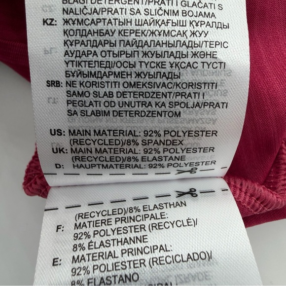 Adidas Women's Pink Workout Yoga Gym Crop Top - Picture 6 of 9